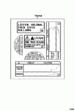 CAUTION PLATE (EXTERIOR & INTERIOR) 1